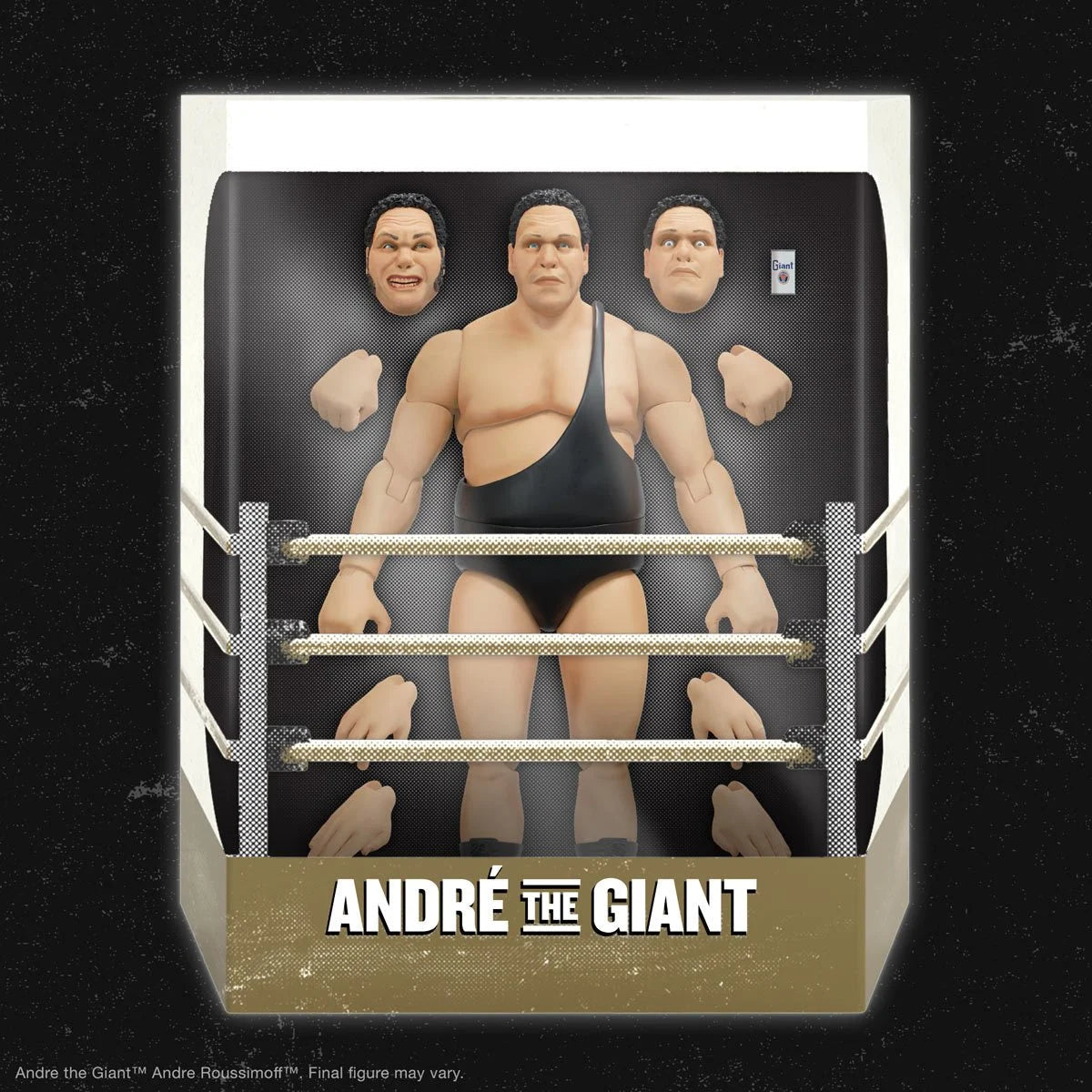 Andre the Giant (Black Singlet) Ultimates! Hasbro Toys